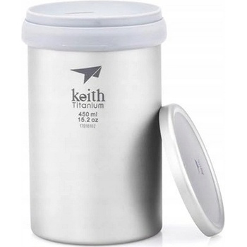 Keith Hrnek Titanium Ti3521 450 ml Stříbrný