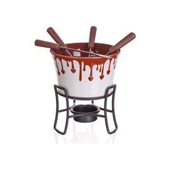 BANQUET 6 dielny fondue set na čokoládu Choco Dark 17AA1201-A