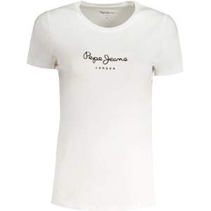 PEPE JEANS Дамска тениска с къс ръкав pepe jeans, Размер l, Цвят Бяло (pl505202newvirginia_bi800)