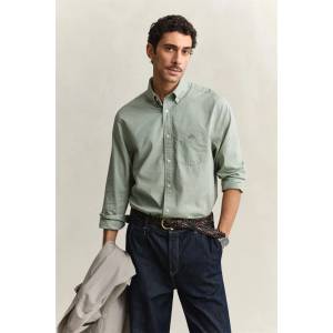 Gant Regular Fit Poplin Shirt - Herb Green 354