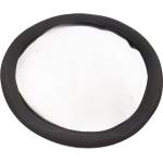  Калъф за волан от еко кожа 39см - Simple - сив цвят (BCF-04996C39)
