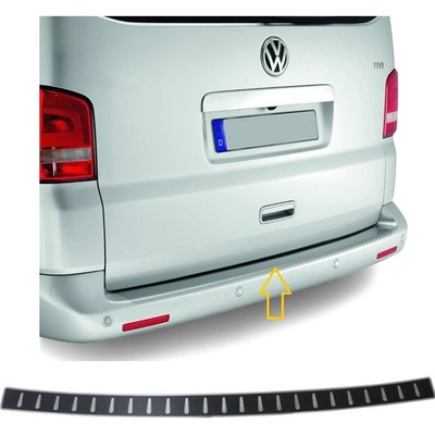 Omtec Nerez karbón kryt hrany zadného nárazníka VW Transporter T5, T6