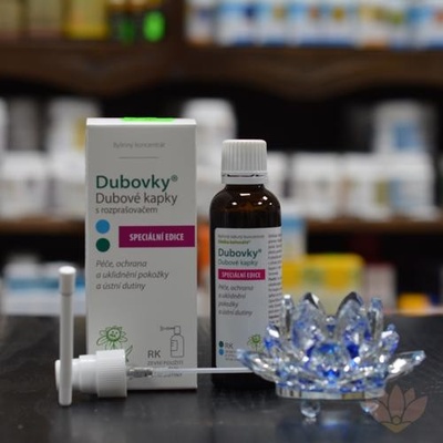 Novy Dědek Kořenář Dubové kapky RK se speciální edice 50 ml s rozprašovačem
