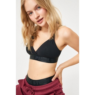 PINK STORM Soft Studio Bralette čierna