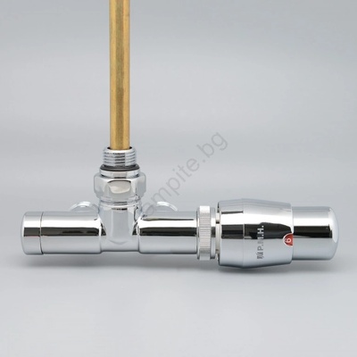 P.M.H. P. m. h. uniko-rc-ek - Вентил с термостатна глава uniko десен/лъскав хром (pm0053)