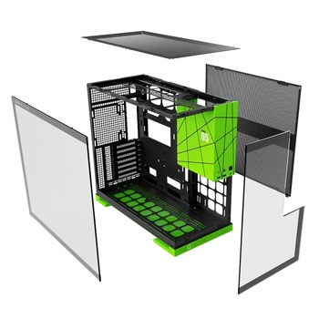 Geometric Future Model 5 Black/Green NVIDIA style limited edition (1AM5WKNV00100)