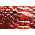 DIMEX ART Флизелинов фототапет червена змийска кожа 375 x 250 см