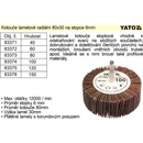 Yato Kotouč lamelový radiální 80 x 30 x 6 mm P100 YT-83374
