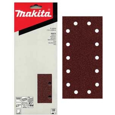 MAKITA P-43094 Brusný papír se suchým zipem, 115x229mm, 14ot, K240, 10ks 9046