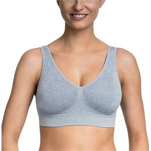 Bellinda EASY BRA - Дамски бюстхалтер без подкрепа спортен тип - сив Bellinda | Siv | ЖЕНИ | M