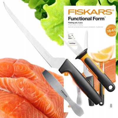 Fiskars sada nožů na ryby v krabičce 1057560 3 ks