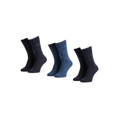 Camel Active Комплект 3 чифта дълги чорапи мъжки 6590X Черен (6590X)