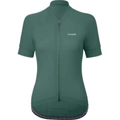 straede Дамска фланелка с къс ръкав за колоездене straede Women's Kaern Jersey Women Cycling jersey - Green - размер XL (156-2624-0215)