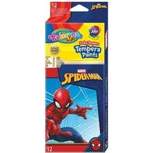 Colorino Kids temperové farby v tube Spiderman 12x12ml