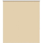 vidaXL Ролкова щора Blackout Бежова 140x175 cm Ширина на плата 136, 6cm (4010772)