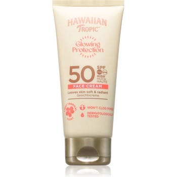 Hawaiian Tropic Glowing Protection Face Cream слънцезащитен крем за лице SPF 50 50ml
