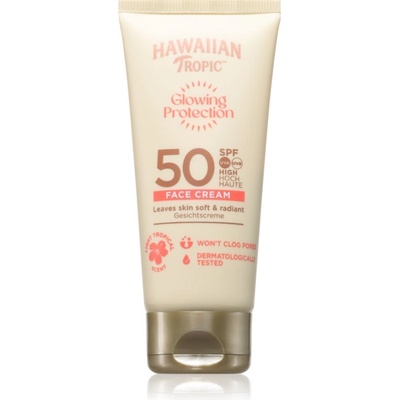 Hawaiian Tropic Glowing Protection Face Cream слънцезащитен крем за лице SPF 50 50ml
