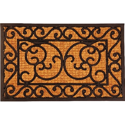 Esschert Design Best for Boots s kokosovým vláknem černá přírodní 60 x 40 cm