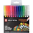 Bruynzeel-sakura POXPGBMOO12 gelové pero pastel a fluo Gelly Roll Moonlight 0,5 mm sada 12 ks