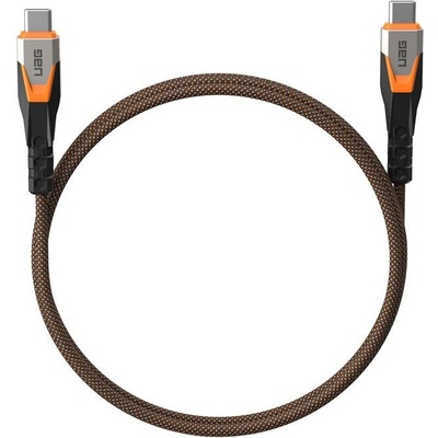 UAG Кабел с бързо зареждане за устройства usb-c към usb-c (75 см) - uag srge usb-c 240w (черен) (9b4415114097)