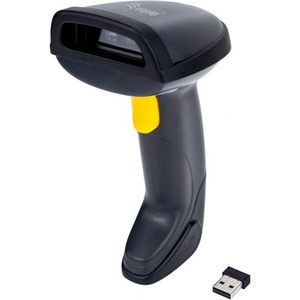 Equip Баркод скенер Equip 351024, 2D, CMOS, 220 сканирания в сек. , 15cm растояние на сканиране, безжичен, USB, до 20 часа време на работа, черен