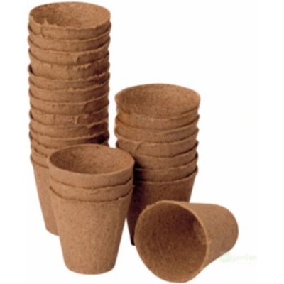Kulaté květináčky JIFFY Pots, 8 x 8 cm