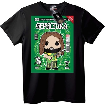 NOONEBRAND Тениска Комикс на Sepultura - XS, Black