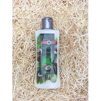 Bohemia Gifts & Cosmetics Herbs vlasový šampón s kokosovým a olivovým olejom Kokos 250 ml