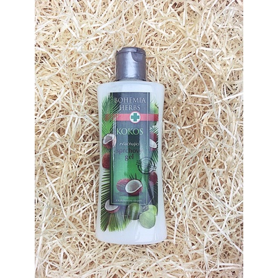 Bohemia Gifts & Cosmetics Herbs vlasový šampón s kokosovým a olivovým olejom Kokos 250 ml
