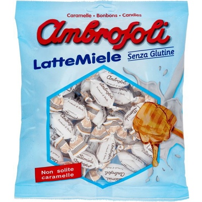 Ambrosoli Mliečne/Medové Cukríky 230 g