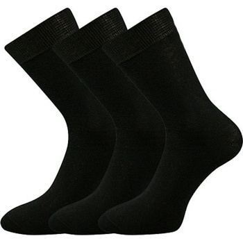 Lonka Habin pánské bavlněné ponožky 3 páry černá