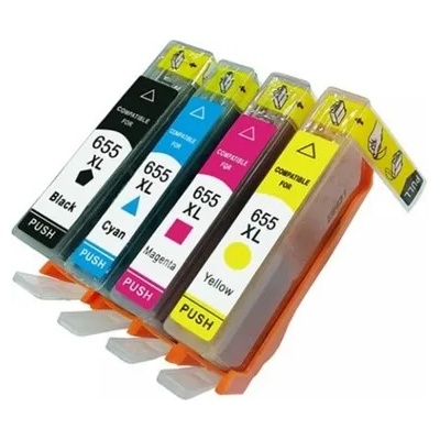 Compatible Съвместими касети с HP 655XL Bk+C+M+Y multipack (HP655XLmulti)