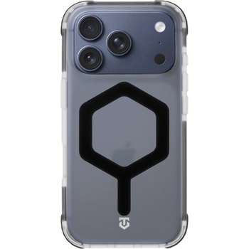 Tactical Хибриден удароустойчив кейс с MagSafe за iPhone 17 Pro - Tactical MagForce Hexagon Cover (черен-прозрачен) (57983127321)