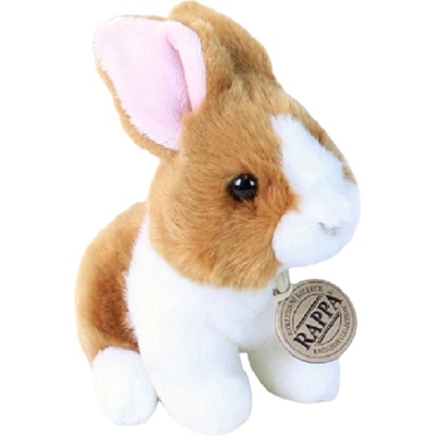 Rappa Плюшена играчка Rappa Еко приятели - Зайче, бяло и кафяво, 16 сm (689121-1)