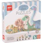 APLI Прогресивен пъзел Apli Kids 5 в 1- Динозавърчета (20124) - baby