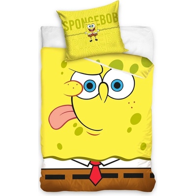Carbotex obliečky Sponge Bob Emoji 140x200 70x90