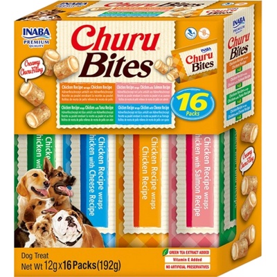 Churu Inaba Bites dog snack multipack 16 x 12 g
