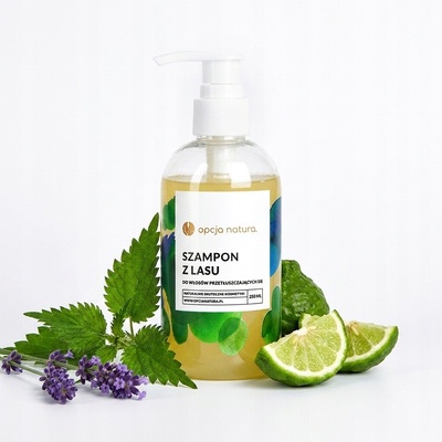 Opcja Natura Lesní šampon pro mastné vlasy s jemnými vlasy a aloe 250 ml