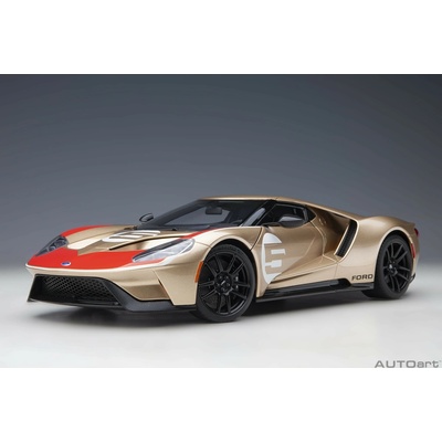 AUTOart Ford GT 2022 64 Heritage Edition HOLMAN MOODYZlatá 1:18
