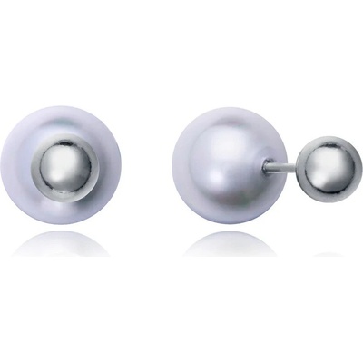 Viceroy Pôvabné guličkové náušnice so syntetickou perlou Air 14202E01000