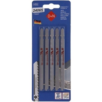 Levior Plátky do přímočaré pily HSS 100/1,3mm 5ks 31120