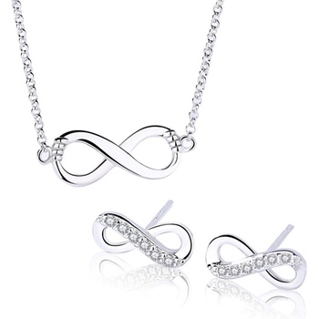 Silenti Jewelry Сребърен комплект "Безкрайност