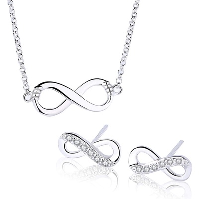 Silenti Jewelry Сребърен комплект "Безкрайност
