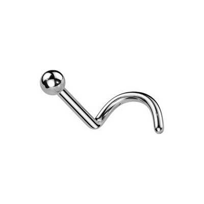 Šperky4U piercing do nosu kulička titan TIT1238