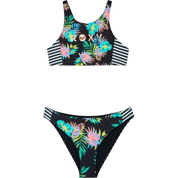 Roxy Детски комплект бикини Roxy Kid's Roxy Active RG Crop Top Set Bikini - Anthracite Aquarella Active Rg - размер 7 Years (750-2844-0113)