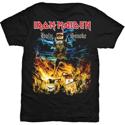 Iron Maiden tričko Holy Smoke čierne