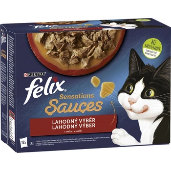 FELIX Капсули FELIX Sensations Sauces, вкусен избор в сос 12 x 85 г
