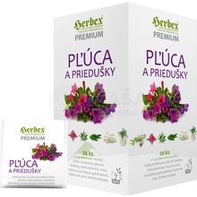 HERBEX Premium pľúca a priedušky 20 x 1,5 g