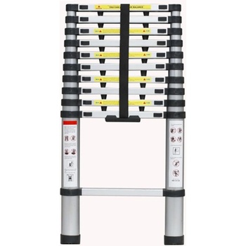 Стълба телескопична, 3.2 м, 150 кг, Al, EN 131-6 (STEP 110H)