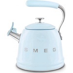 SMEG Свирещ чайник Smeg CKLW2001PB, 2.3 л, Индукция, Ненагряваща се дръжка, Стомана, Пастелно син (CKLW2001PG)